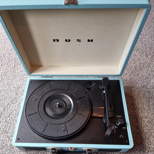 Blue bush record player - bush,