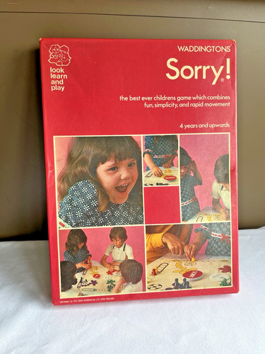 Vintage sorry board game - vintage, 1973