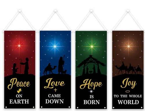 Christmas nativity banners - nativity,