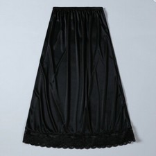 Satin Lace Women Petticoat