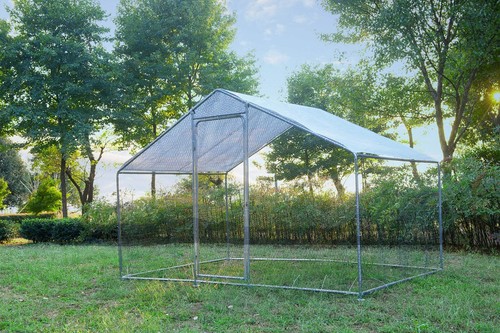 Large metal chicken - chicken, coop