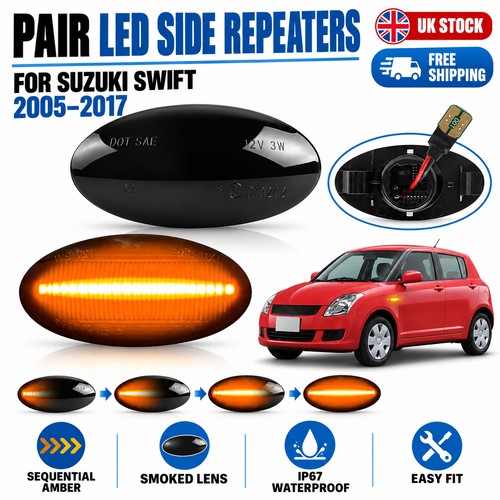 Black side indicator - 2x,