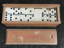 Old vintage Dominoes Set of 28. Double Six