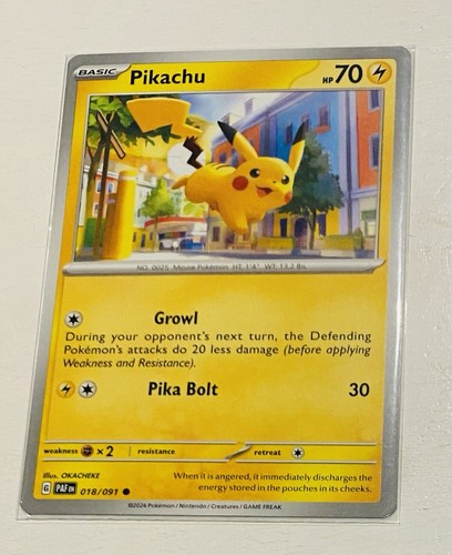 Pokémon tcg pikachu 018 - tcg,