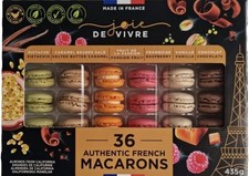 Joie De Vivre French Macarons Assorted Bakery Selection Box Pack of 36 × 12g