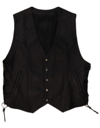 Louis mens leather waistcoat - louis,