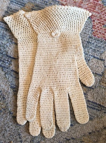 Vintage victorian gloves lace - vintage,