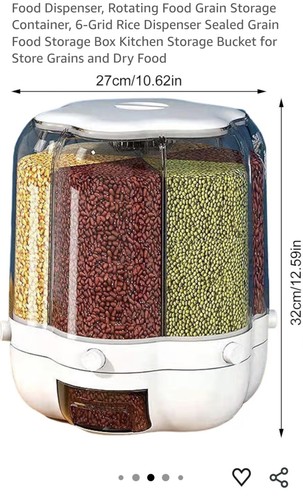 Dry food box grain - box,