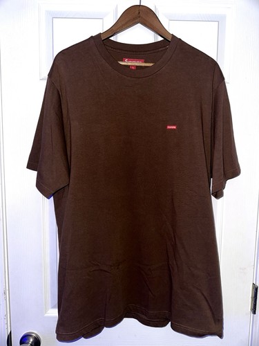 Supreme brown small box logo - brown,