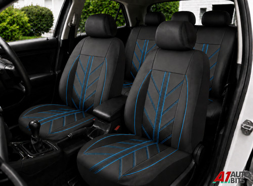 Racing style blue black - racing,