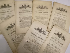 Job Lot Assorted Victorian Acts - Parliament 1840s, Railway, Historic, Politics