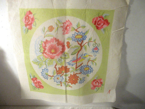 Vintage pink floral bird - vintage,