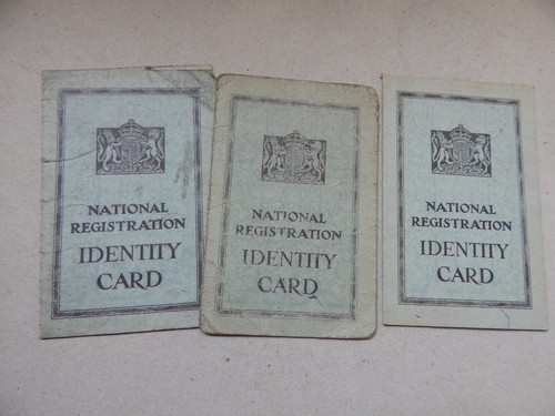 Wwii identity cards 1943 - identity,