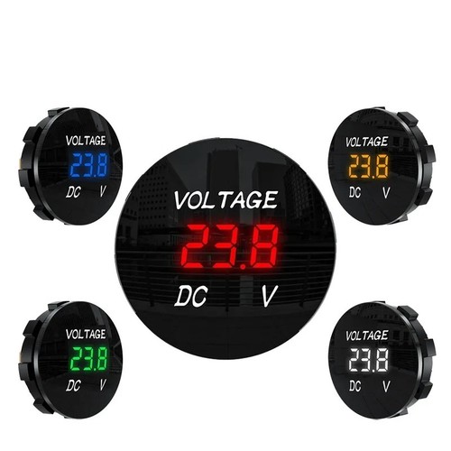 Led digital voltmeter panel - led,