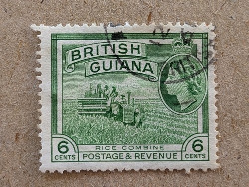 British guiana 1954 - british, used