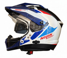 Nolan N70-2 X Adventure Motorcycle Helmet - Red/White/Blue - XL