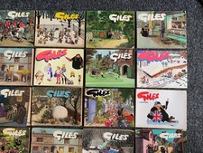 Collection of 25 x Giles Cartoons Annuals 1950s - 1994