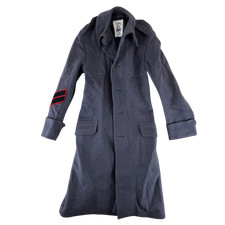 British Army Greatcoat Grey Wool Footguards Palace NO Buttons Small