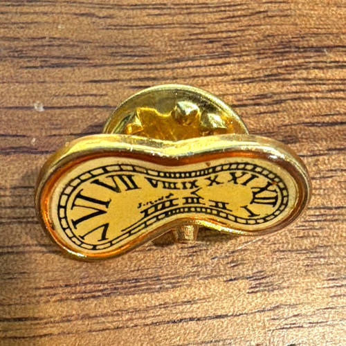 Melting clock enamel art - enamel,