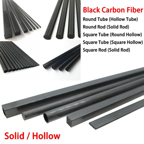 Round square black carbon - black,