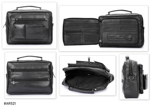Mens leather organiser bag - mens,