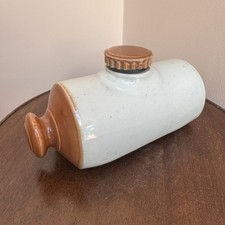 Antique Vintage  Stoneware Hot Water Bottle/bed Warmer/Book End Good Condition