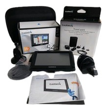 Garmin nüvi 54LM GPS SatNav System 5" Screen, Mount, Charger Accessories Bundle