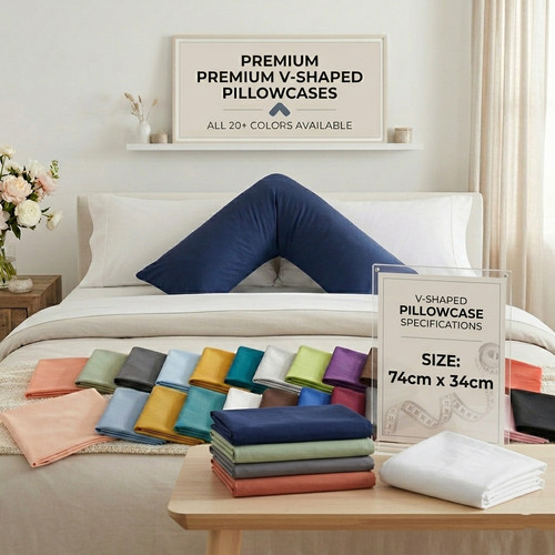 Shape pillowcases nursing - v,