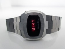 Men's SS 1977 Compuchron LED  Digital Retro Time computer Watch. 36 mm. 