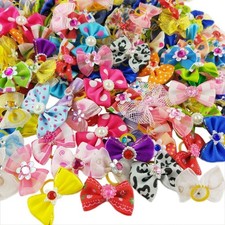 50PCS Dog Hair Bows,Pet Hair