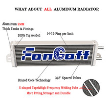 2 Row Air to Water Intercooler