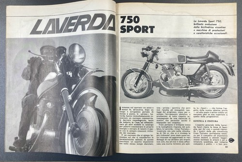 Vintage moto laverda - 70’s,