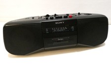 SONY CFS-B21L STEREO RADIO CASSETTE-CORDER BOOMBOX AM/FM TESTED WORKING VGC