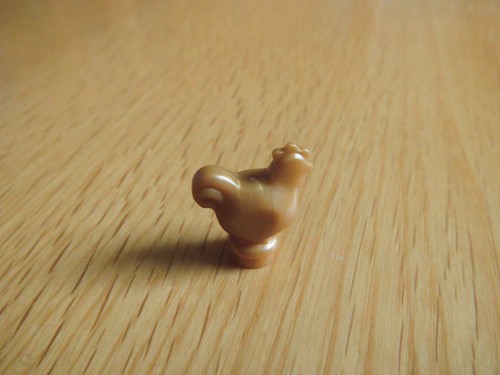 Lego 95342 pearl gold chicken - gold,