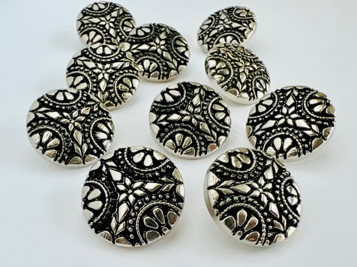 Pcs vintage ornate shank - 10,