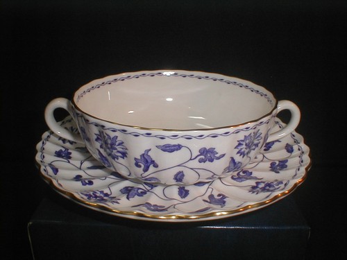 Spode bone china y6235 blue - bone,