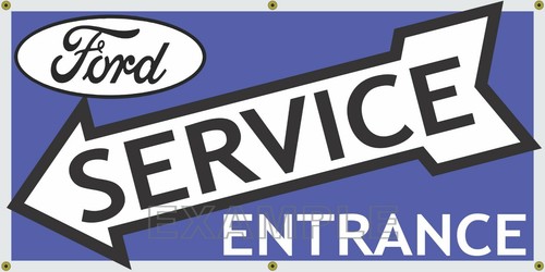 Ford service entrance vintage - ford,