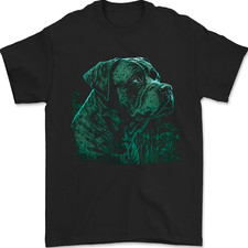 A Green Cane Corso Dog Mens T-Shirt 100% Cotton