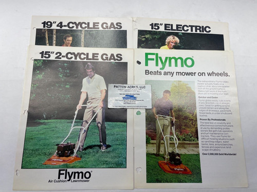 Brochures for flymo - flymo, lawnmowers
