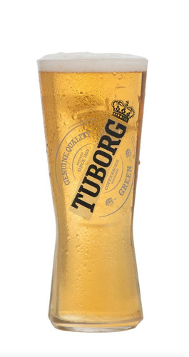 Tuborg pint glass - 2, x