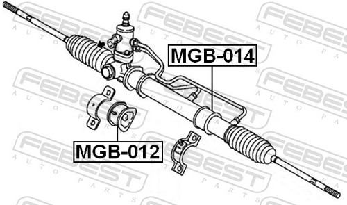 Fits febest mgb 012 - febest, grommet