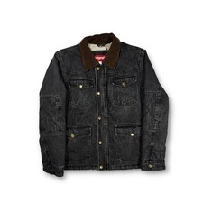 Vtg Wrangler Sherpa Denim
