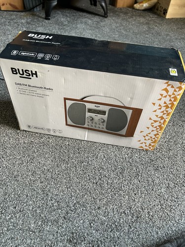 Bush wooden dab radio with - wooden,