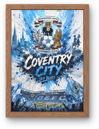 Coventry city poster sky - poster, |