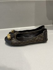 Louis Vuitton patent monogram flirty flat ballerina shoes