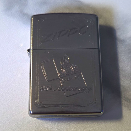 Zippo black metal - zippo, pocket