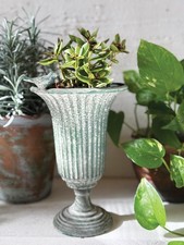 Ribbed Tall Fluted Planter &