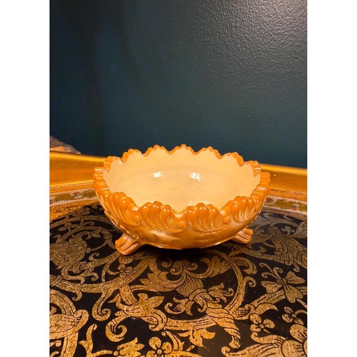 Antique greentown leaf - greentown, &