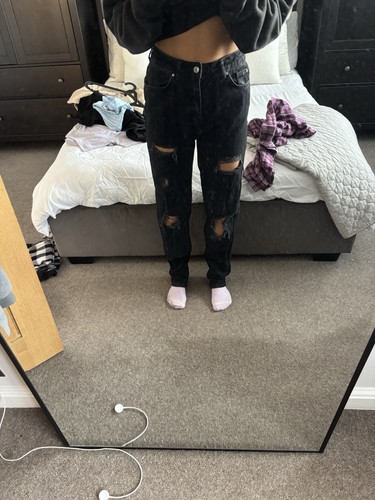 Primark black ripped - , mom