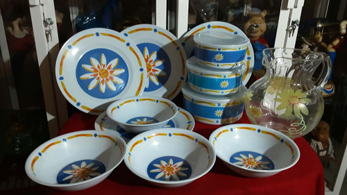 Melamine daisy picnic set for - picnic,